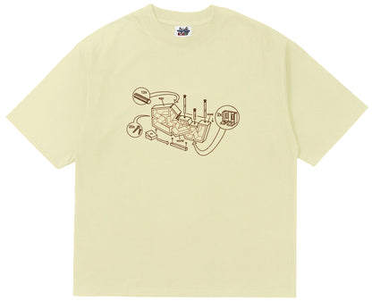 how2 T-Shirt - Sand