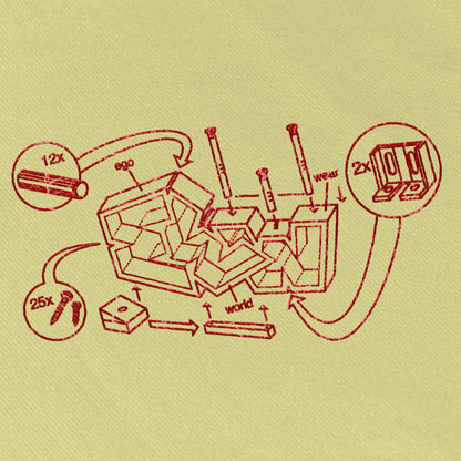 how2 T-Shirt - Sand